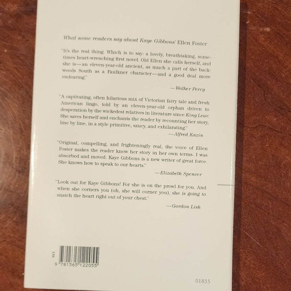 Ellen Foster A Paperback Novel By Kaye Gibbons - Picture 4 of 6